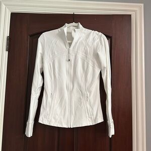 Lululemon White Define Jacket Size 8 very gently used